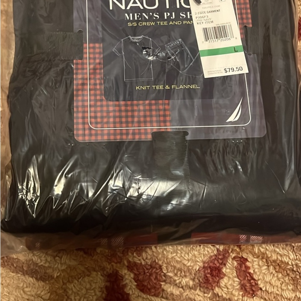 NEW MENS NAUTICA 2 pc PJ SET LARGE